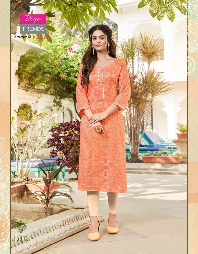 Gardencity Vol 15 By Diya Trends Designer Kurtis Catalog